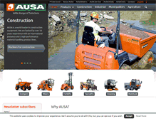 Tablet Screenshot of dumpers.ausa.com